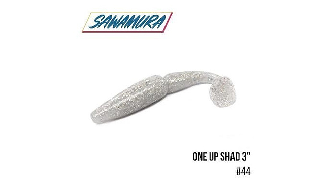 Виброхвост Sawamura One'Up Shad 4" 6 шт - фото 8