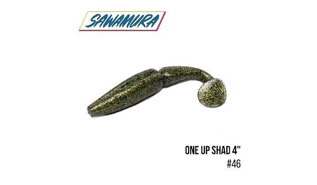 Виброхвост Sawamura One'Up Shad 4" 6 шт - фото 13