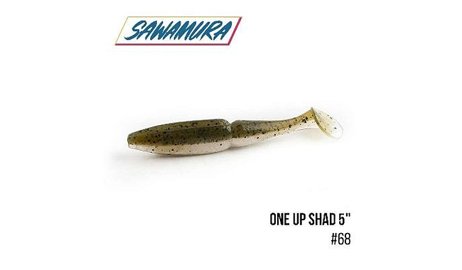 Віброхвіст Sawamura One'Up Shad 5" 5 шт - фото 6