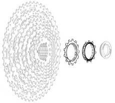 Зірки касети Tektro CS-M5000-10 11-13T