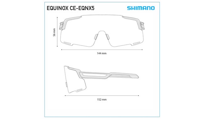 Очки Shimano Equinox5 Ridescape Gravel - дополнительное фото 4