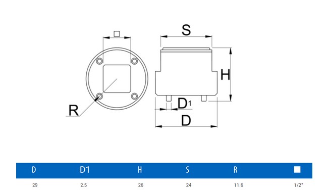 Съемник гайки шатунов Unior SRAM DUB - дополнительное фото 1