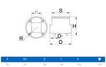 Съемник гайки шатунов Unior SRAM DUB - дополнительное фото 1