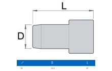 Инструмент для установки сальников в вилку Unior 34 - дополнительное фото 1