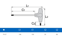 Ключ Unior Torx TX T27 - дополнительное фото 1