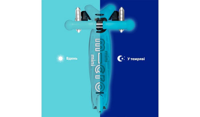 Самокат Micro Mini Deluxe Glow LED - дополнительное фото 15