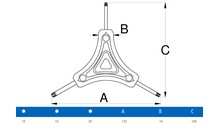 Ключ Unior Torx T10/T15/T25 - дополнительное фото 2