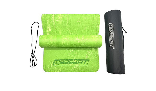 Коврик для фитнеса и йоги EasyFit Premium 1930s 8 мм - фото 1