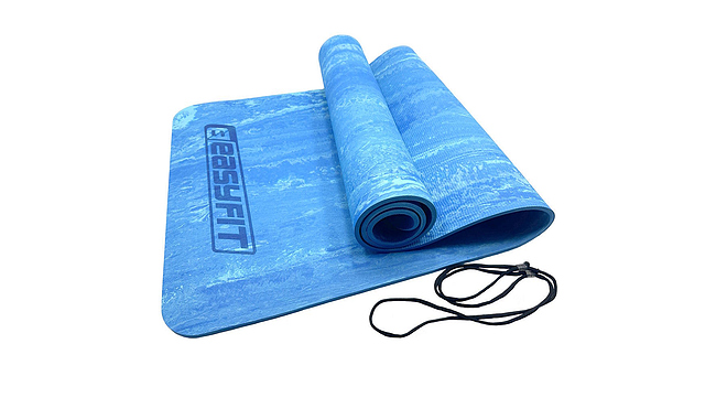 Коврик для фитнеса и йоги EasyFit Premium 1930 8 мм - фото 1