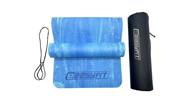 Коврик для фитнеса и йоги EasyFit Premium 1930s 8 мм - фото 3