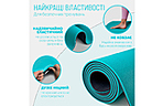 Килимок для фітнесу та йоги EasyFit TPE+TC 1924s 6 мм - дополнительное фото 23