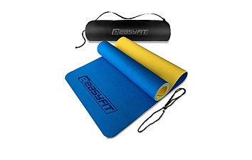 Коврик для фитнеса и йоги EasyFit TPE+TC 1924s 6 мм