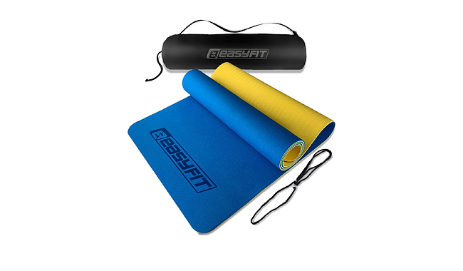 Килимок для фітнесу та йоги EasyFit TPE+TC 1924s 6 мм - фото 4