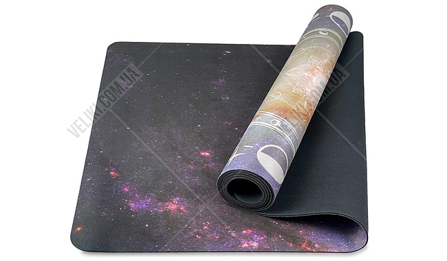 Килимок для йоги EasyFit Light VioletMoon 3 мм - дополнительное фото 1