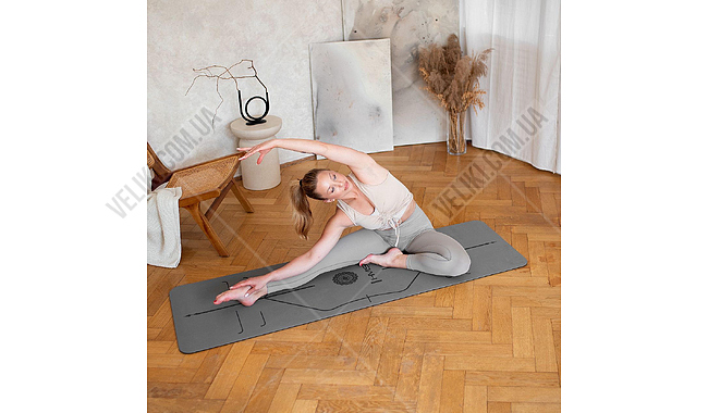 Коврик для йоги HMS YM10 8 мм - дополнительное фото 2