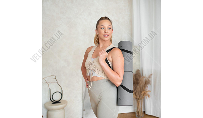 Коврик для йоги HMS YM10 8 мм - дополнительное фото 5