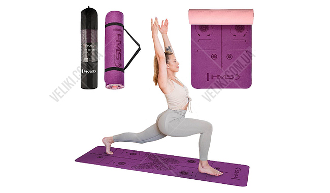 Коврик для йоги HMS YM10 8 мм - дополнительное фото 17