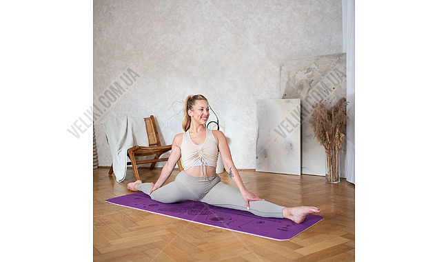 Коврик для йоги HMS YM10 8 мм - дополнительное фото 18