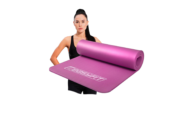 Коврик для фитнеса и йоги EasyFit NBR 10 мм - фото 3
