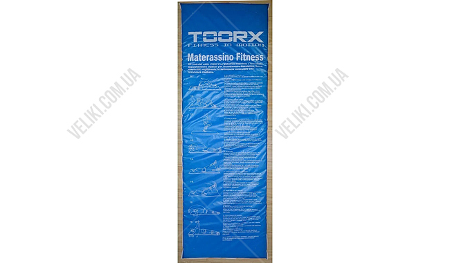 Коврик для фитнеса и йоги Toorx Padded Exercise 25 мм - дополнительное фото 1