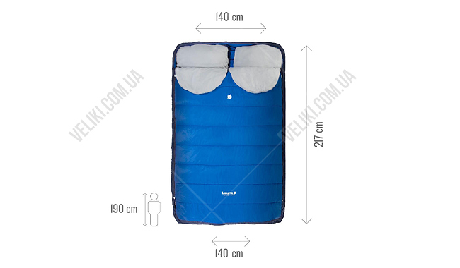 Спальный мешок Lafuma Nunavut Double 190 см L/R - дополнительное фото 3