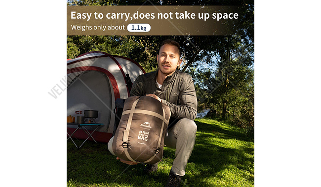 Спальний мішок Naturehike MJ600 CNK2300SD014 205 см R - дополнительное фото 7