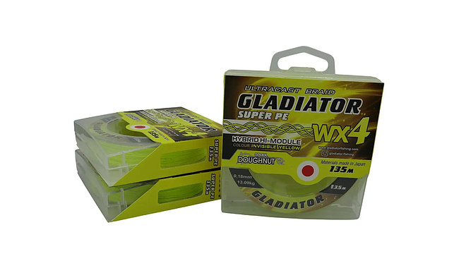 Шнур Gladiator Ultra Cast WX4 135 м 0,25 мм - фото 2