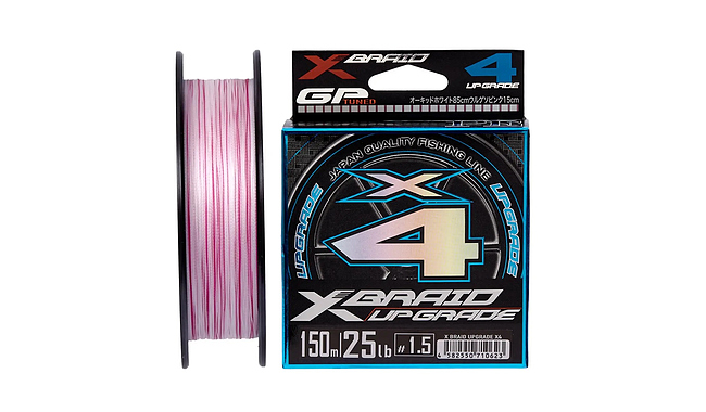 Шнур YGK X-Braid Upgrade X4 200m #0.8/0.148mm 14lb/6.4kg - фото 1