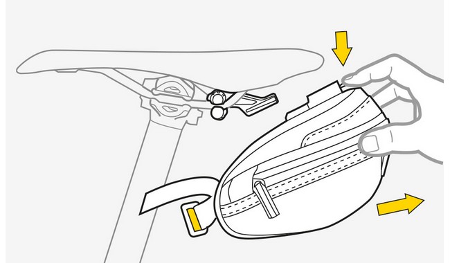 Сумка подседельная Topeak Wedge Pack II Medium - дополнительное фото 4