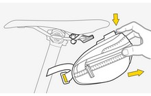 Сумка подседельная Topeak Wedge Pack II Medium - дополнительное фото 4