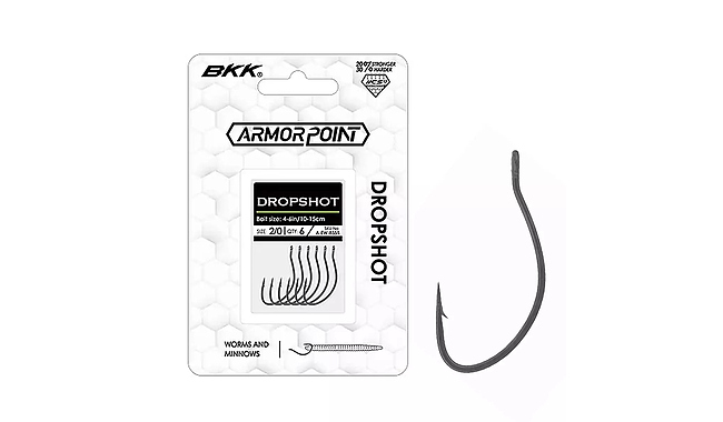 Крючок BKK Armor-Point Dropshot #2/0 6 шт - фото 1