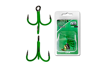 Крючок DAM Madcat A-Static Treble Hook 6X #3/0 4 шт