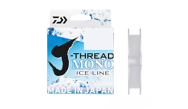 Леска Daiwa J-Thread Mono Ice Line 50 м 0,15 мм 1,9 кг - фото 1