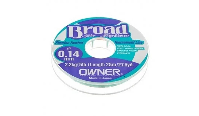 Лісочка Owner C'ultiva Broad 25 м 0,16 мм 2,7 кг - фото 1