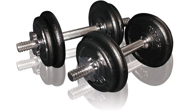 Гантели Toorx VAL-20DGN 20 кг - дополнительное фото 1