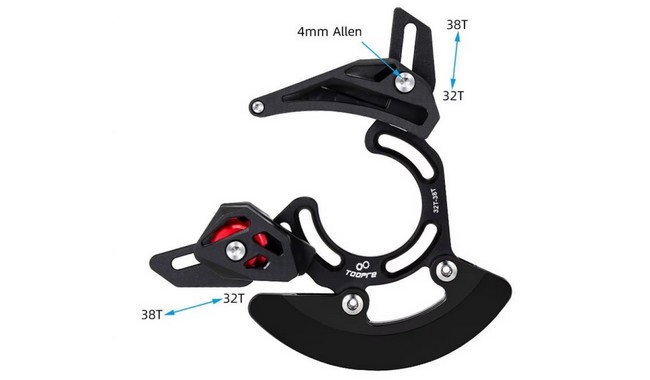 Напрямна ланцюга Toopre 32-38T - дополнительное фото 2