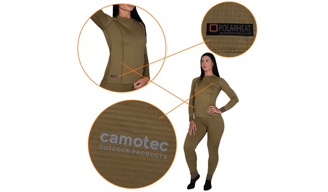 Комплект термобілизни Camotec Pani Polarheat QS - дополнительное фото 9