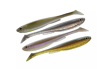 Виброхвост Daiwa Prorex Slim Shady Nature Set 160 мм 3 шт