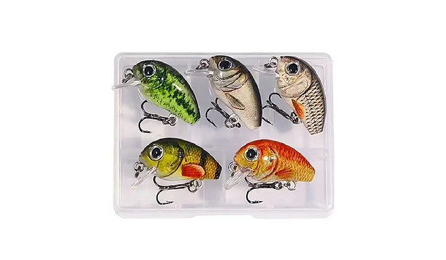 Набор воблеров Goldfish Mini Crankbait 27,9 мм 2 г 5 шт - фото 1