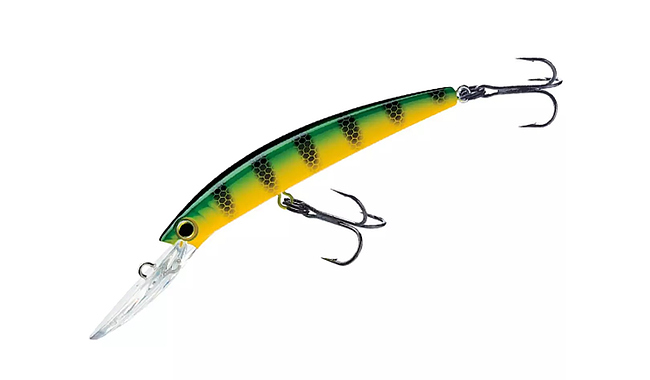 Воблер Yo-Zuri Crystal Minnow Deep Diver Walleye F 130 мм 24 г - фото 1