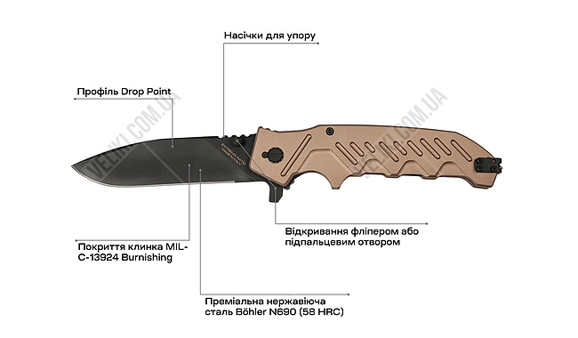 Нож Extrema Ratio Glauca G1 - дополнительное фото 3