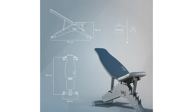 Скамья WCG Blade - дополнительное фото 3