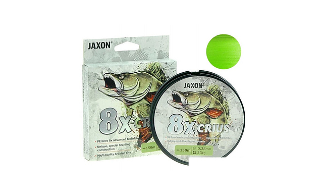 Шнур Jaxon Crius 8x 150 м 0,08 мм - фото 1