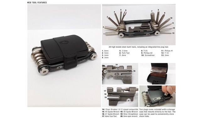 Мультитул Crankbrothers M20 - дополнительное фото 2