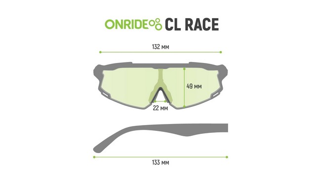 Окуляри ONRIDE CL Race Photochromic 0-3 - дополнительное фото 2