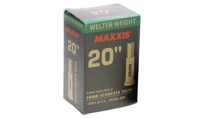 Камера 20" Maxxis Welter Weight 20x1.0-1.5" Schrader 48 мм - фото 1