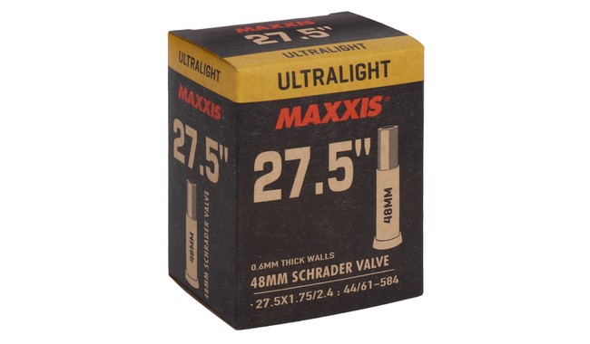 Камера 27.5" Maxxis Ultralight 27.5x1.75-2.4" Schrader 48 мм - фото 1