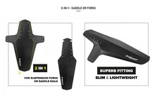 Крило переднє Polisport Mud Slim - дополнительное фото 3