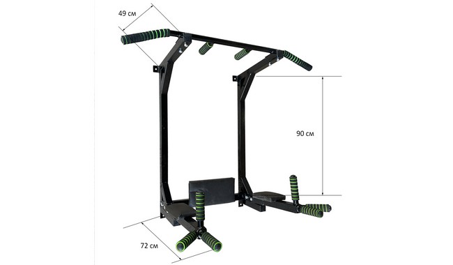 Турник-брусья Newt Iron Pro 4 в 1 - дополнительное фото 4