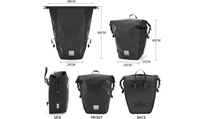 Сумка на багажник Sahoo Travel 20 л - дополнительное фото 5